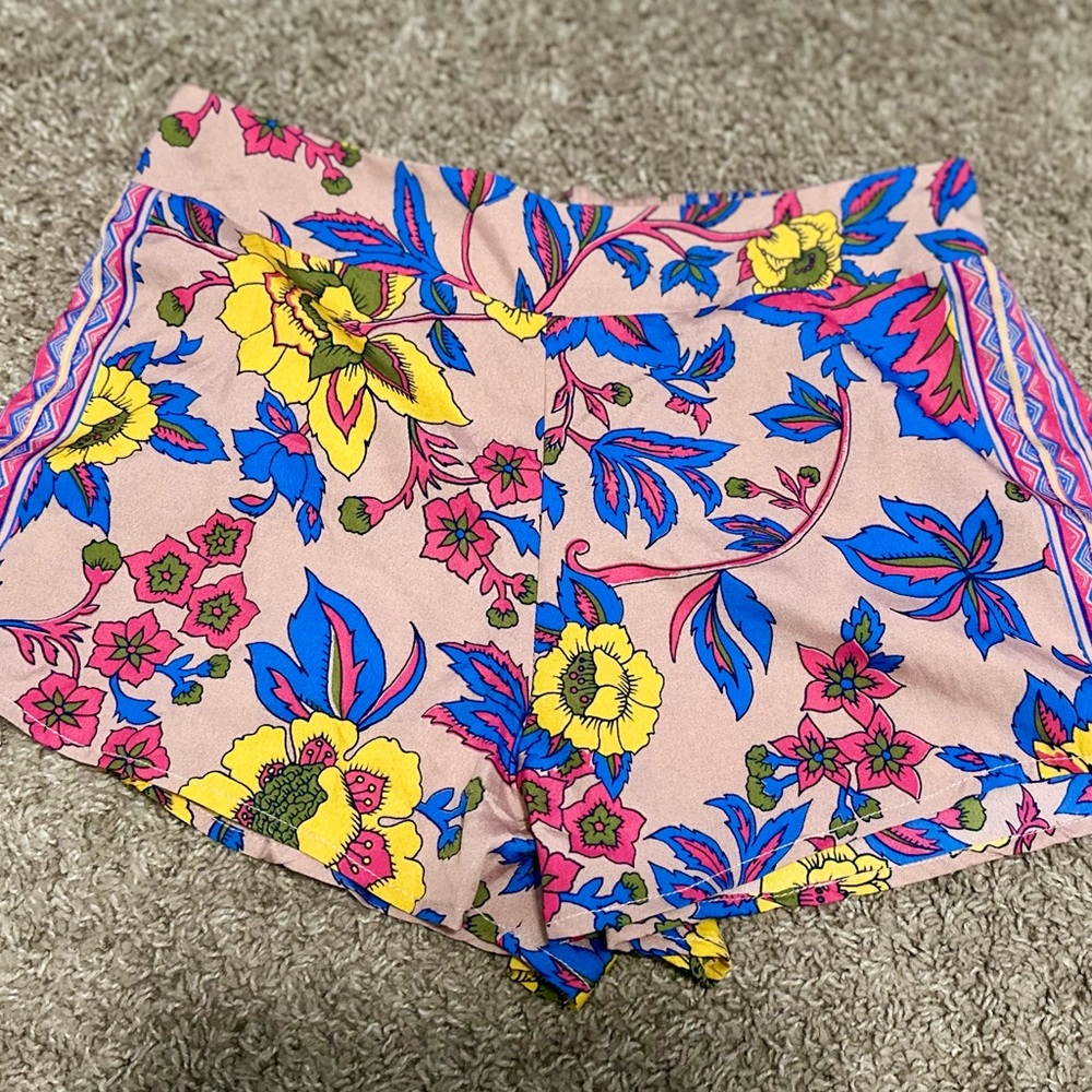 Billabong Shorts lounge summer retro vintage style Pacsun size M NWOT floral